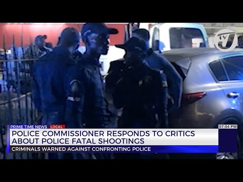 Police Commissioner Responds to Critics about Police Fatal Shootings
