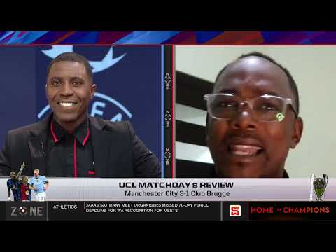 Manchester City defeat Club Brugge 3 goals to 1 in UCL | SportsMax Zone