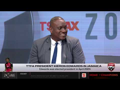 Trinidad and Tobago Football Association president Kieron Edwards in Jamaica | SportsMax Zone
