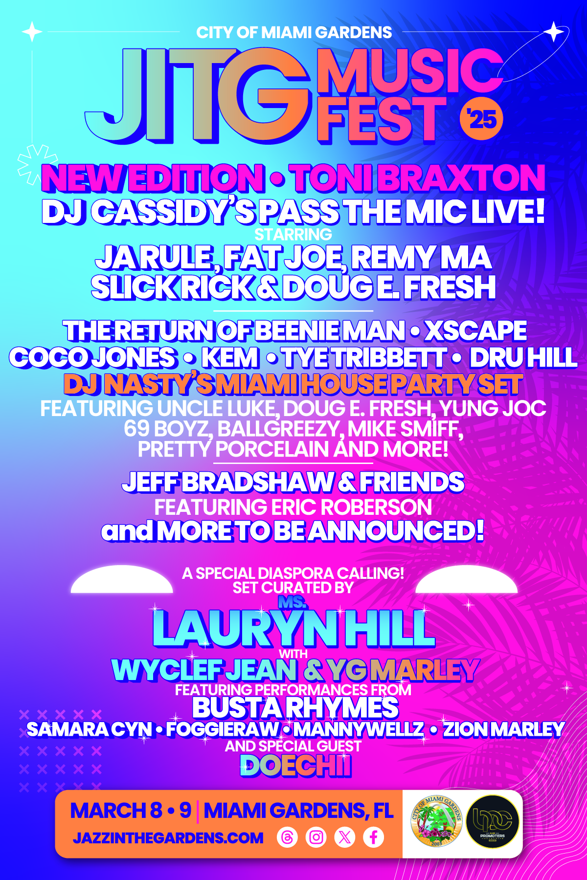 18th Annual Jazz in the Gardens Music Festival Returns to Miami Gardens