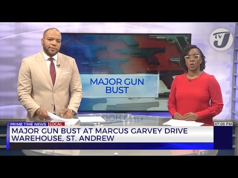 Major Gun Bust at Marcus Garvey Drive Warehouse, St. Andrew | TVJ News
