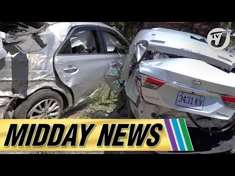 6 Vehicle Collision in St. Ann | Car Crash in St. Mary 1 Dead, Cop Injured