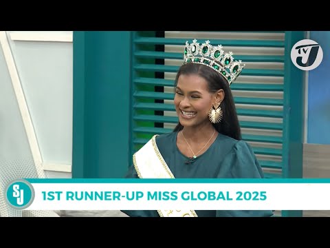 1st Runner-up Miss Global 2025 with Keri-Ann Greenwood | TVJ Smile Jamaica