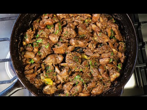 Curry Chicken Hearts and Liver | CaribbeanPot.com