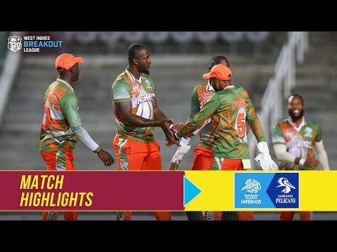 Highlights | Barbados Pelicans vs Windward Islands Infernos | West Indies T20 Breakout League