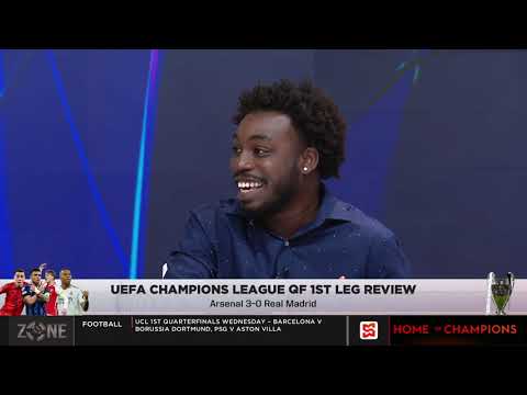 Arsenal defeat Real Madrid 3 goals to nil in QF 1st leg of UEFA Champions League | SportsMax Zone