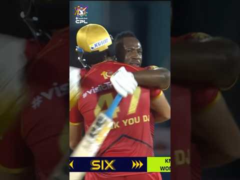 What a finish at the Queen’s Park Oval 😱as Andre Russell and Tim David go beast mode 👌