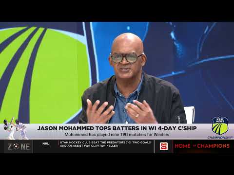 Jason Mohammed tops batters in WI 4-day championship | SportsMax Zone
