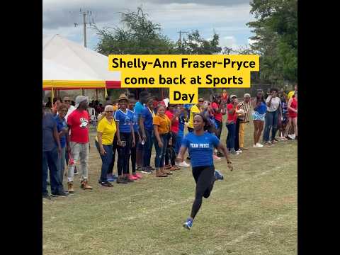 Shelly-Ann Blazes Back — at Sports Day!