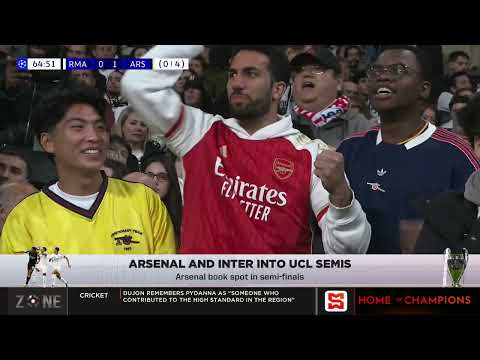 Arsenal and Inter Milan into UEFA Champions League semis  | SportsMax Zone