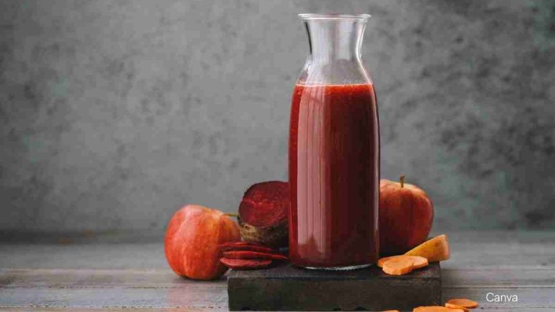 Immune-Boosting Beet Juice With Carrot, Apple & Nectarine