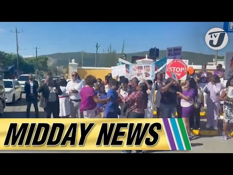 Nurses Protesting | Minister Condemns Violence Against Women and Girls