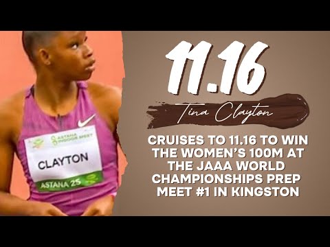Tina Clayton cruises to 11.16 in Kingston