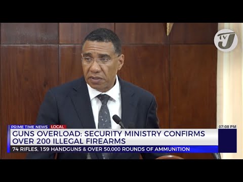Guns Overload: Security Ministry Confirms Over 200 Illegal Firearms | TVJ News