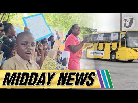 Holland Primary Students Protest | JTUC Loosing Nearly $100B under JLP – PNP
