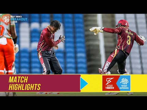 Highlights | Leeward Islands Thunder vs Windward Islands Infernos |West Indies T20 Breakout League