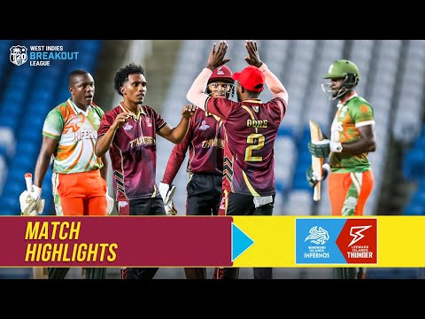 Highlights | Playoffs | Windward Islands Infernos vs Leeward Islands Thunder | West Indies T20