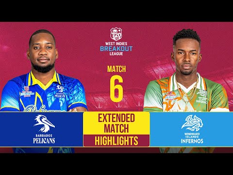 Extended Match Highlights | Barbados Pelicans vs Windward Islands Infernos |