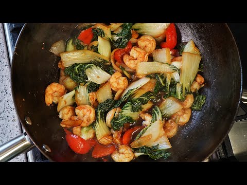 Quick Shrimp & Bok Choy Stir Fry | CaribbeanPot.com