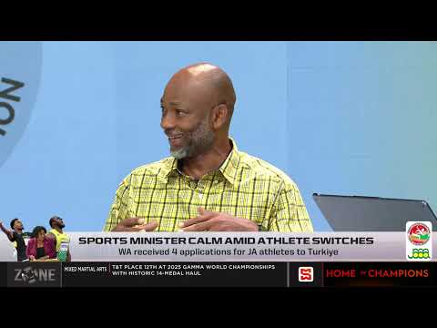 Sports Minister calm amid athelete switches | SportsMax Zone