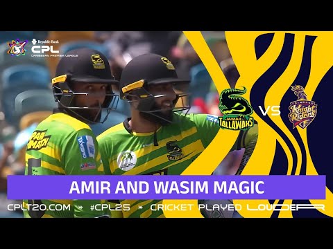 Mohammad Amir and Imad Wasim MASTERCLASS! | Jamaica Tallawahs vs Trinbago Knight Riders | CPL 2023