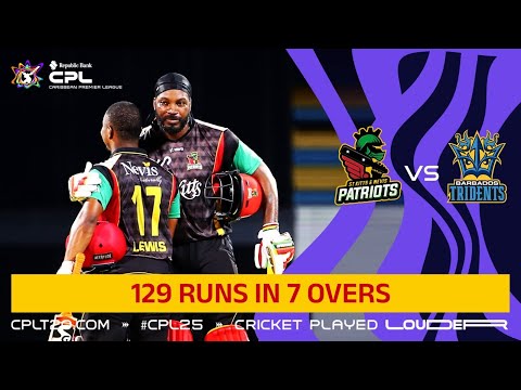 Chris Gayle and Evin Lewis’ RECORD Run Chase! | CPL 2017