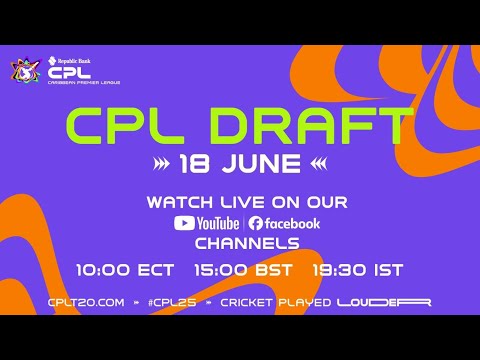 LIVE | Draft Show | CPL 2025