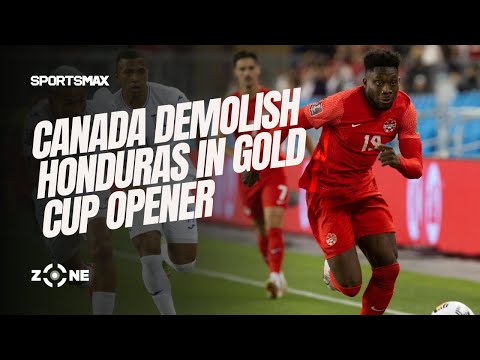 Canada demolish Honduras in Gold Cup opener | SportsMax Zone