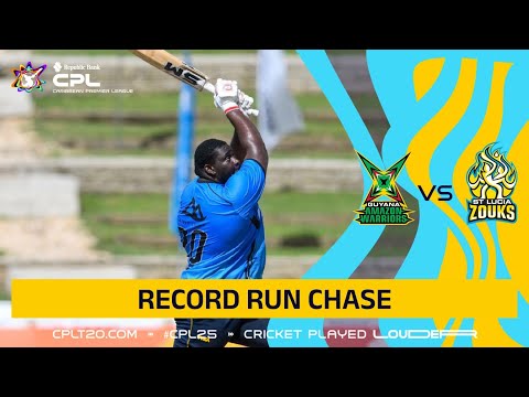 RECORD-BREAKING Run Chase in Franchise Cricket!