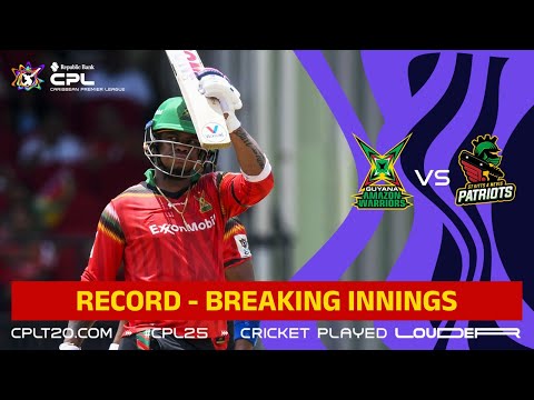 Shimron Hetmyer’s RECORD Performance Smashing 11 Sixes!