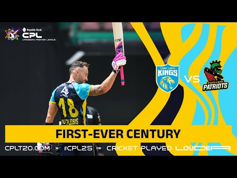 Faf du Plessis Smashes FIRST-EVER Franchise 100!