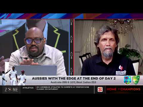 Aussies with the edge at the end of day 2 | SportsMax Zone
