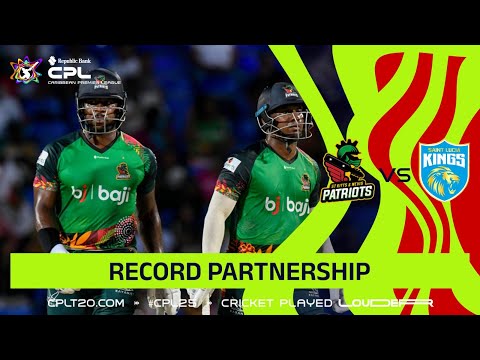 Kyle Mayers and Evin Lewis BLAST Biggest Partnership in CPL History!