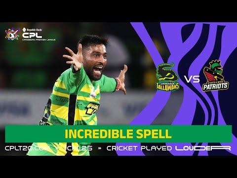 Mohammad Amir’s AMAZING Bowling Spell vs St Kitts and Nevis Patriots!