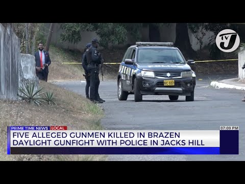 5 Alleged Gunmen Killed in Brazen Daylight Gunfight with Police in Jacks Hill | TVJ News