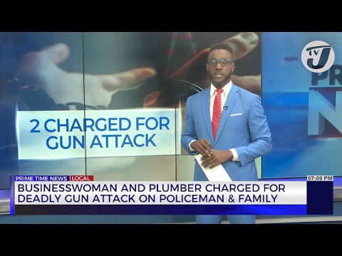 Businesswoman and Plumber Charged for Deadly Gun attack on Policeman & Family | TVJ News