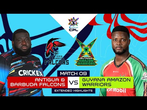 Extended Highlights | Antigua And Barbuda Falcons vs Guyana Amazon Warriors | CPL 2025