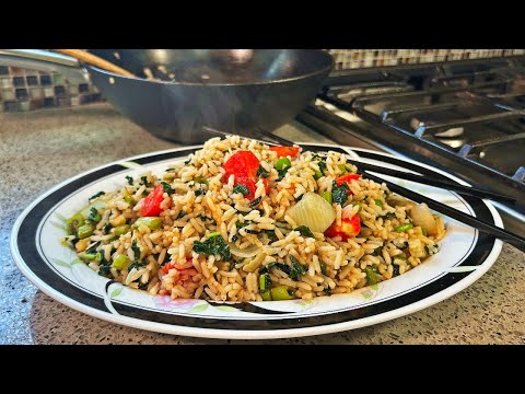 Garden Inspired Fried Rice | CaribbeanPot.com