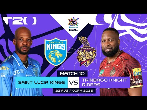 LIVE | St Lucia Kings vs Trinbago Knight Riders | CPL 2025