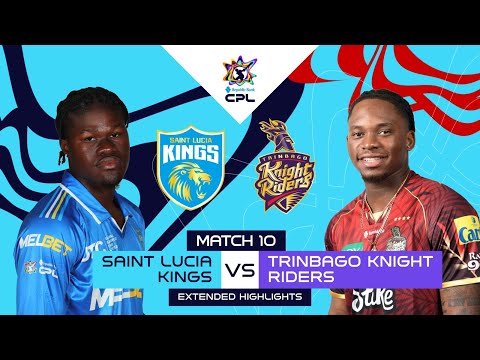 Extended Highlights | Saint Lucia Kings vs Trinbago Knight Riders | CPL 2025