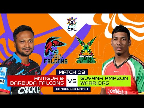 Condensed Match | Antigua And Barbuda Falcons vs Guyana Amazon Warriors | CPL 2025