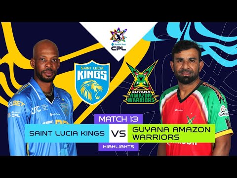Highlights | Saint Lucia Kings vs Guyana Amazon Warriors | CPL 2025