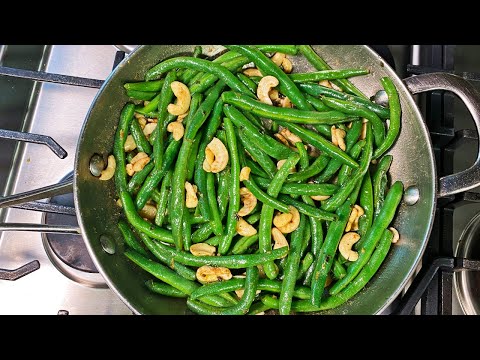 Chive & Garlic String Beans #InSeason