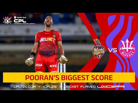Nicholas Pooran’s Hits INCREDIBLE Century and HIGHEST-EVER CPL Score!