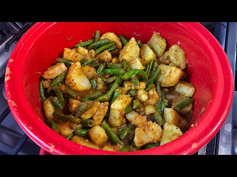 Curry String Beans With Potato #InSeason