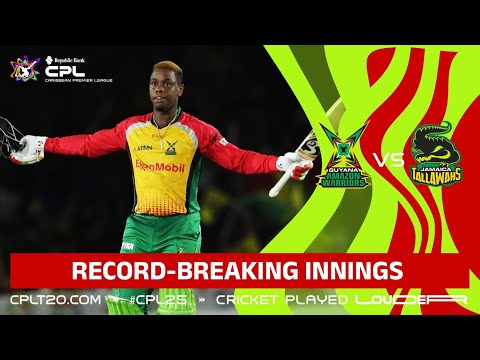 Shimron Hetmyer Becomes YOUNGEST-EVER Player to Hit CPL 100!