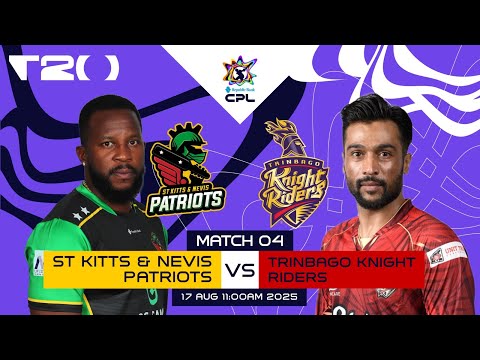 LIVE | St Kitts & Nevis Patriots vs Trinbago Knight Riders | CPL 2025