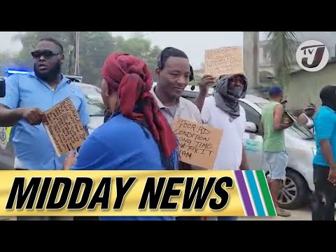 Taxi Operators Protest Bad Road Condition | Fire Destroys Home in St. Elizabeth