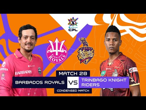 Condensed Match | Barbados Royals vs Trinbago Knight Riders | CPL 2025