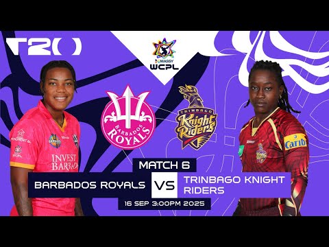 LIVE | Barbados Royals Women vs Trinbago Knight Riders Women | WCPL 2025